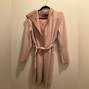 Pink suede jacket